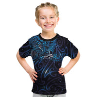 New Zealand New Year-Matariki Kid T Shirt Aotearoa Maori Tattoo Galaxy Sky LT03 Multicolor - Polynesian Pride