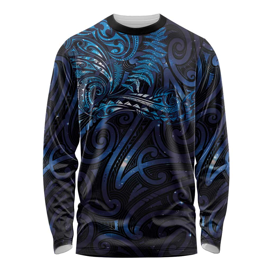 New Zealand New Year-Matariki Long Sleeve Shirt Aotearoa Maori Tattoo Galaxy Sky LT03 Unisex Multicolor - Polynesian Pride