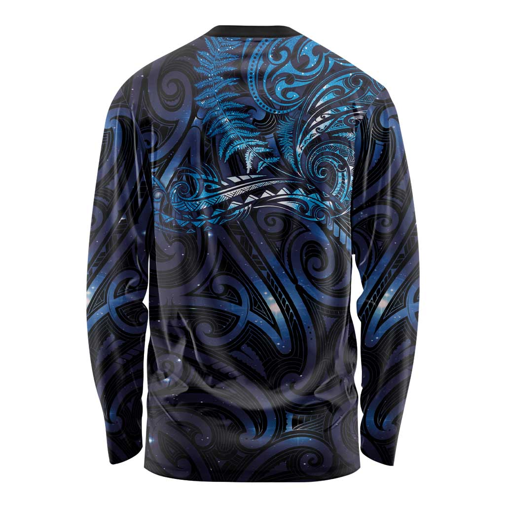 New Zealand New Year-Matariki Long Sleeve Shirt Aotearoa Maori Tattoo Galaxy Sky LT03 - Polynesian Pride