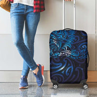 New Zealand New Year-Matariki Luggage Cover Aotearoa Maori Tattoo Galaxy Sky LT03 - Polynesian Pride