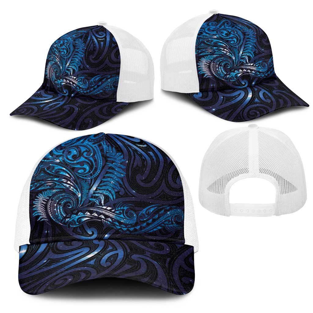 New Zealand New Year-Matariki Mesh Trucker Cap Aotearoa Maori Tattoo Galaxy Sky