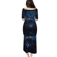 New Zealand New Year-Matariki Puletasi Aotearoa Maori Tattoo Galaxy Sky LT03 - Polynesian Pride