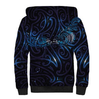 New Zealand New Year-Matariki Sherpa Hoodie Aotearoa Maori Tattoo Galaxy Sky LT03 - Polynesian Pride