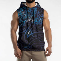 New Zealand New Year-Matariki Sleeveless Hoodie Aotearoa Maori Tattoo Galaxy Sky LT03 - Polynesian Pride