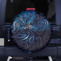 New Zealand New Year-Matariki Spare Tire Cover Aotearoa Maori Tattoo Galaxy Sky LT03 No hole Multicolor - Polynesian Pride