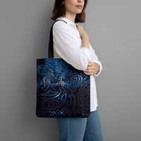 New Zealand New Year-Matariki Tote Bag Aotearoa Maori Tattoo Galaxy Sky LT03 - Polynesian Pride