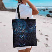 New Zealand New Year-Matariki Tote Bag Aotearoa Maori Tattoo Galaxy Sky LT03 - Polynesian Pride
