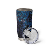 New Zealand New Year-Matariki Tumbler Cup Aotearoa Maori Tattoo Galaxy Sky LT03 - Polynesian Pride