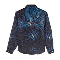 New Zealand New Year-Matariki Women Casual Shirt Aotearoa Maori Tattoo Galaxy Sky LT03 - Polynesian Pride