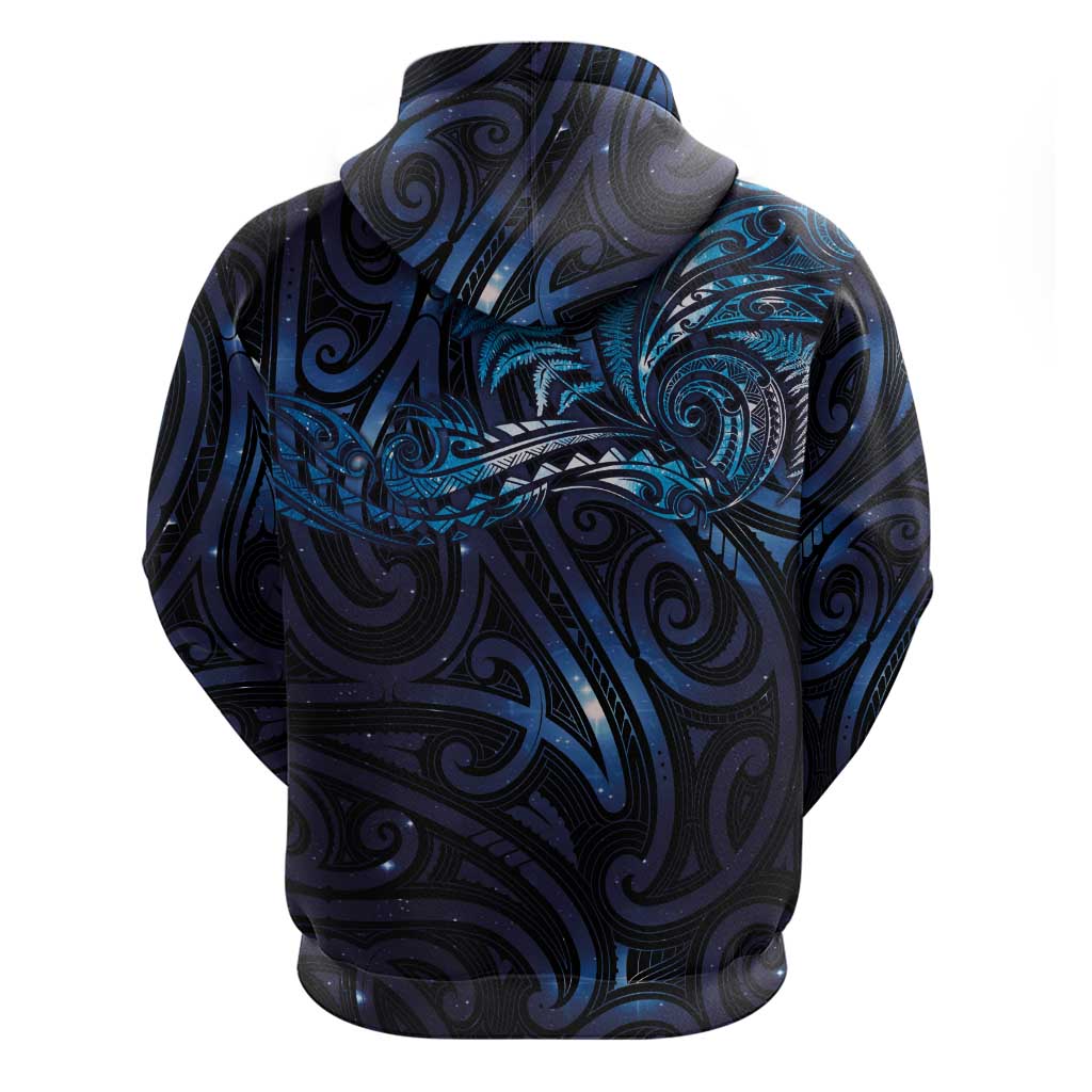 New Zealand New Year-Matariki Zip Hoodie Aotearoa Maori Tattoo Galaxy Sky LT03 - Polynesian Pride