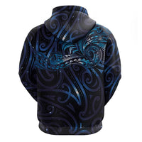 New Zealand New Year-Matariki Zip Hoodie Aotearoa Maori Tattoo Galaxy Sky LT03 - Polynesian Pride