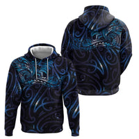 New Zealand New Year-Matariki Zip Hoodie Aotearoa Maori Tattoo Galaxy Sky LT03 - Polynesian Pride
