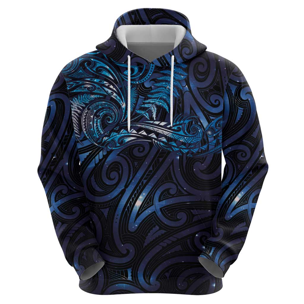 New Zealand New Year-Matariki Zip Hoodie Aotearoa Maori Tattoo Galaxy Sky LT03 - Polynesian Pride