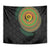 Vanuatu Tribal Tattoo with Namele Leaves Tapestry