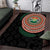 Penama Tribal Tattoo with Namele Leaves Area Rug