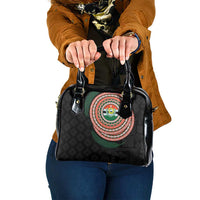 Penama Tribal Tattoo with Namele Leaves Shoulder Handbag