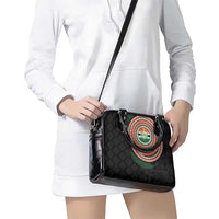 Penama Tribal Tattoo with Namele Leaves Shoulder Handbag