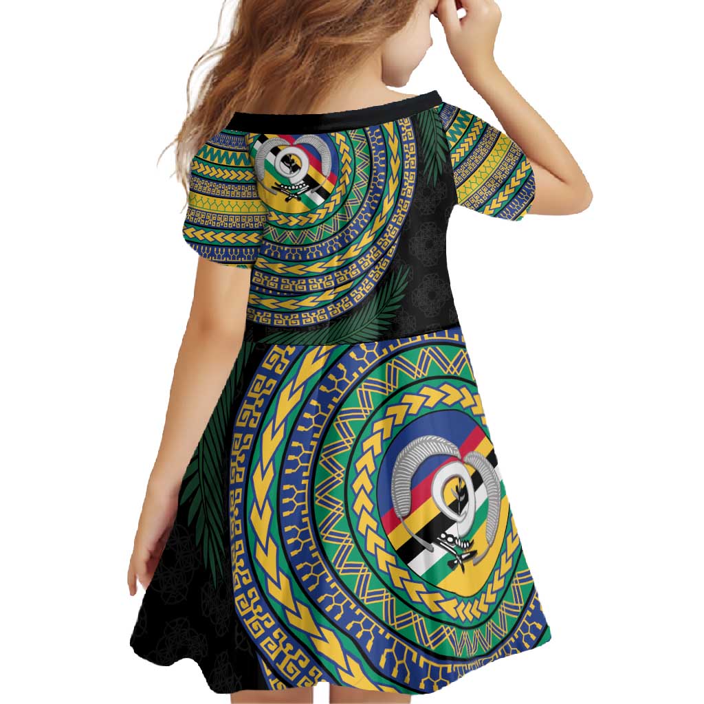 Torba Tribal Tattoo with Namele Leaves Family Matching Off Shoulder Maxi Dress and Hawaiian Shirt LT03 - Polynesian Pride