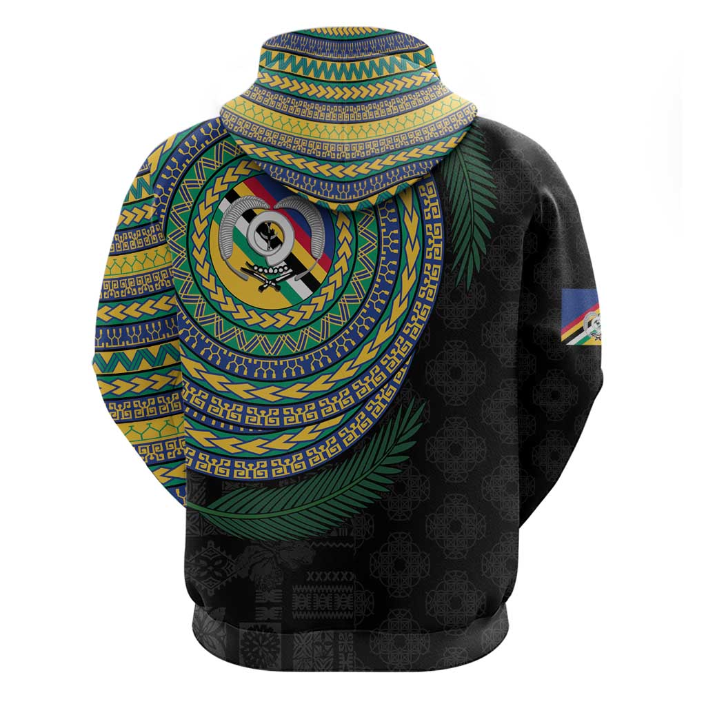 Torba Tribal Tattoo with Namele Leaves Hoodie LT03 - Polynesian Pride