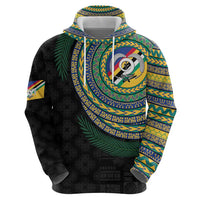 Torba Tribal Tattoo with Namele Leaves Hoodie LT03 - Polynesian Pride