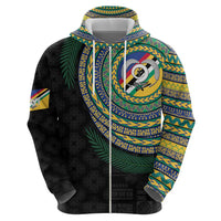 Torba Tribal Tattoo with Namele Leaves Hoodie LT03 - Polynesian Pride