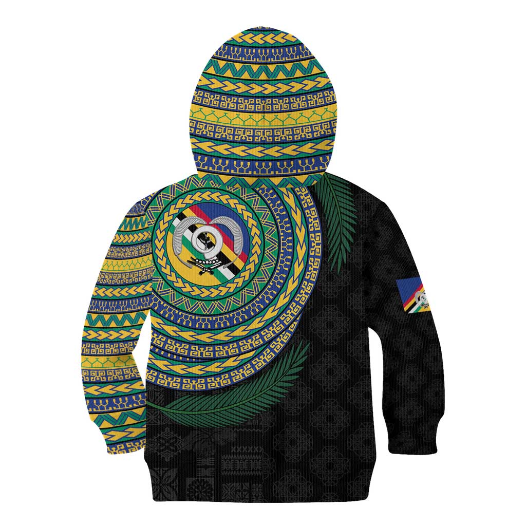 Torba Tribal Tattoo with Namele Leaves Kid Hoodie LT03 - Polynesian Pride