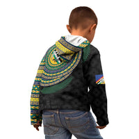 Torba Tribal Tattoo with Namele Leaves Kid Hoodie LT03 - Polynesian Pride