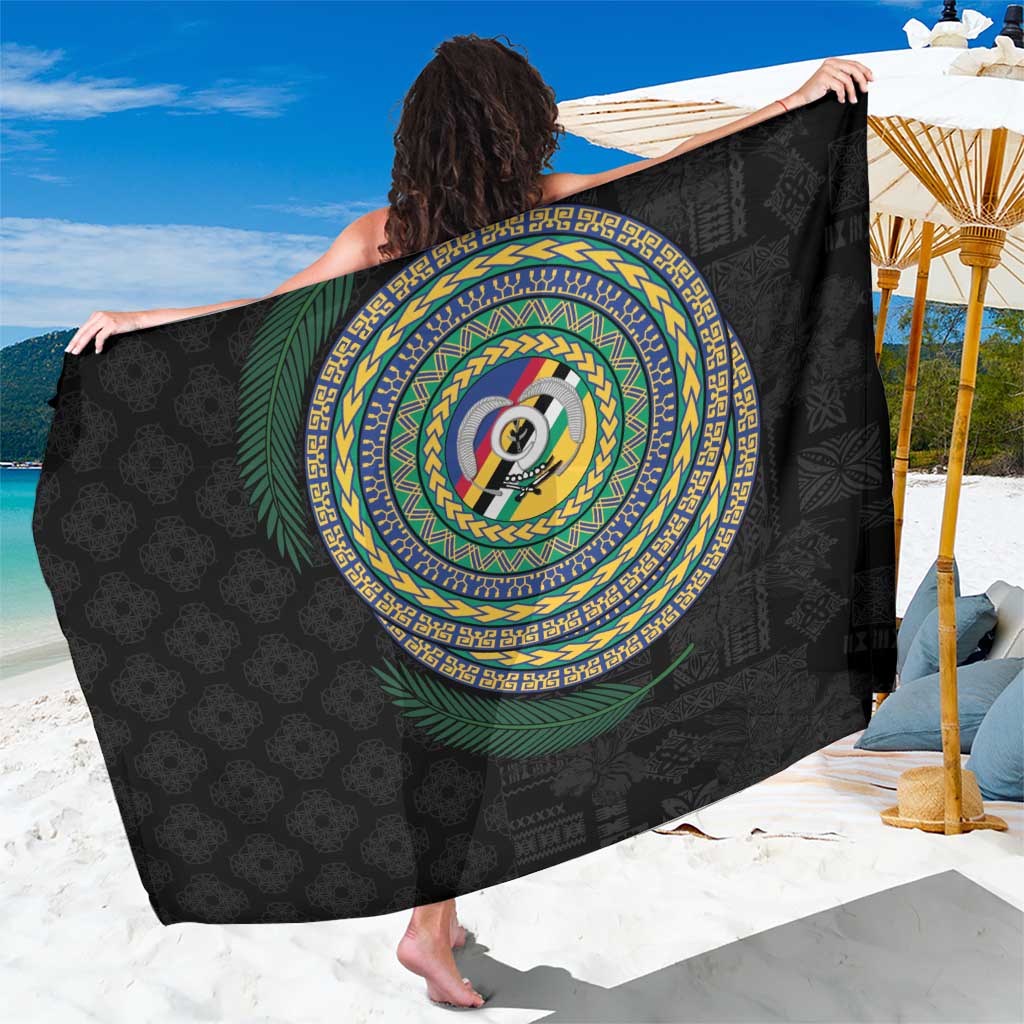 Torba Tribal Tattoo with Namele Leaves Sarong
