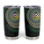 Torba Tribal Tattoo with Namele Leaves Tumbler Cup