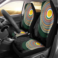 Shefa Tribal Tattoo with Namele Leaves Car Seat Cover LT03 - Polynesian Pride