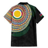 Shefa Tribal Tattoo with Namele Leaves Family Matching Mermaid Dress and Hawaiian Shirt LT03 - Polynesian Pride
