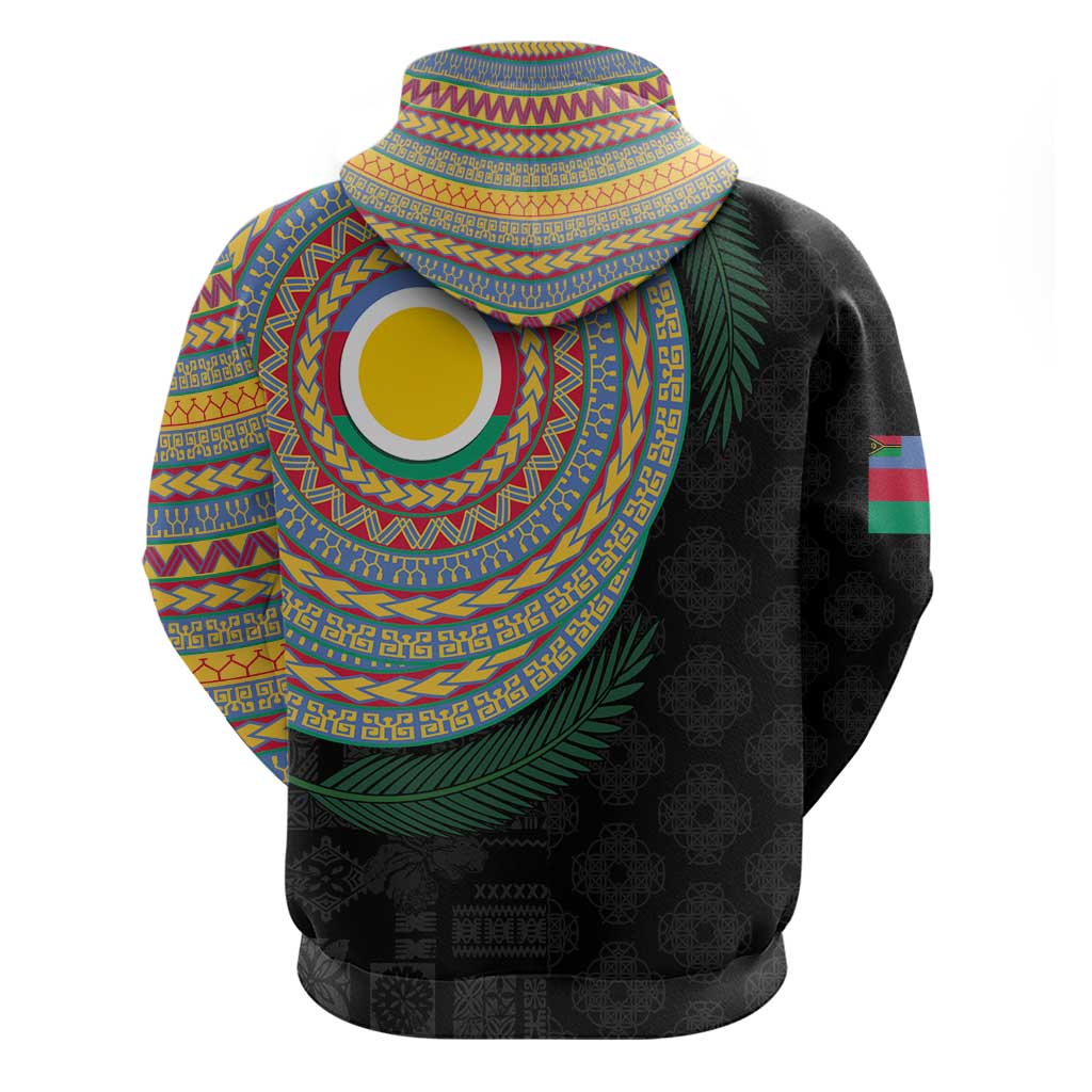 Shefa Tribal Tattoo with Namele Leaves Hoodie LT03 - Polynesian Pride