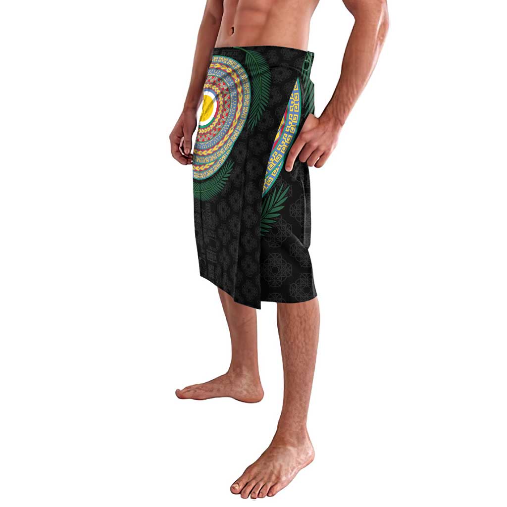 Shefa Tribal Tattoo with Namele Leaves Lavalava
