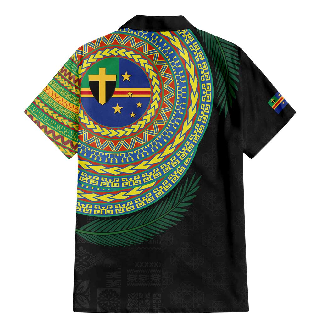 Tafea Tribal Tattoo with Namele Leaves Family Matching Mermaid Dress and Hawaiian Shirt LT03 - Polynesian Pride