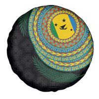 Malampa Tribal Tattoo with Namele Leaves Spare Tire Cover LT03 - Polynesian Pride