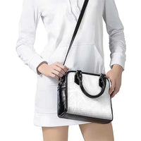 Niue White Sunday Shoulder Handbag Hiapo Tribal Art Tattoos - Polynesian Pride