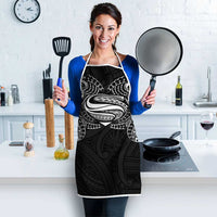 Super Samoan Traditional Tribal Art Tattoos Apron Black Color - Polynesian Pride