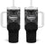 Super Samoan Traditional Tribal Art Tattoos Tumbler With Handle Black Color - Polynesian Pride