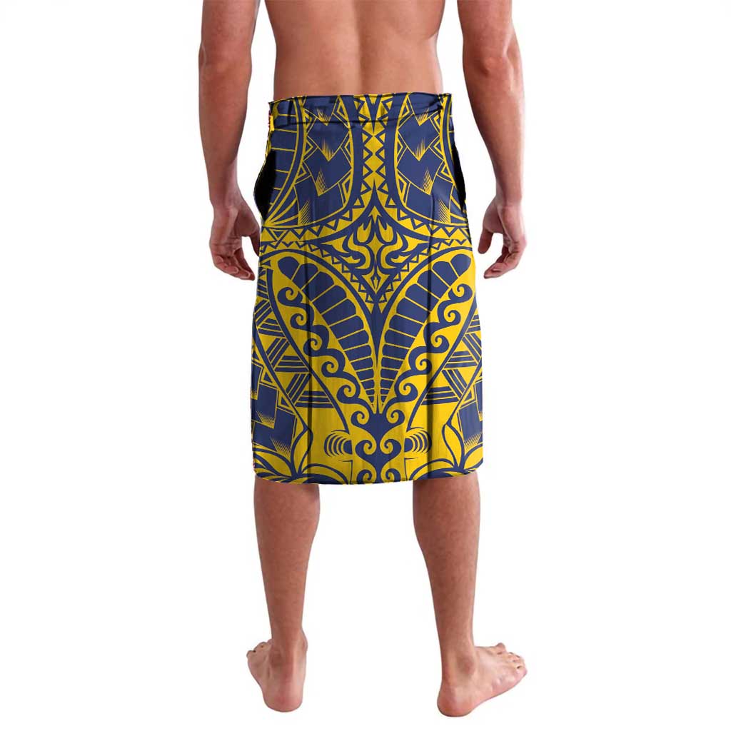 Super Samoan Traditional Tribal Art Tattoos Lavalava Blue Color - Polynesian Pride