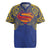 Super Samoan Traditional Tribal Art Tattoos Rugby Jersey Blue Color - Polynesian Pride