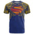 Super Samoan Traditional Tribal Art Tattoos T Shirt Blue Color - Polynesian Pride