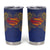 Super Samoan Traditional Tribal Art Tattoos Tumbler Cup Blue Color - Polynesian Pride
