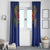 Super Samoan Traditional Tribal Art Tattoos Window Curtain Blue Color - Polynesian Pride