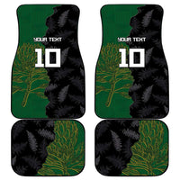 Aotearoa South Africa Rugby Freedom Cup Car Mats Kiwi Warriors Haka with King Protea Symbol LT03 - Polynesian Pride