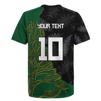 Custom Aotearoa South Africa Rugby Freedom Cup Rugby Jersey Kiwi Warriors Haka with King Protea Symbol LT03 - Polynesian Pride