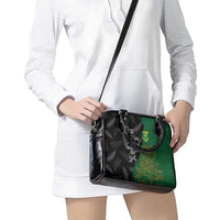 Aotearoa South Africa Rugby Freedom Cup Shoulder Handbag Kiwi Warriors Haka with King Protea Symbol - Polynesian Pride