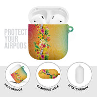 Hawaiian Tropical Fruits and Plants AirPods Case Kakau Pattern Summer Vibe LT03 - Polynesian Pride