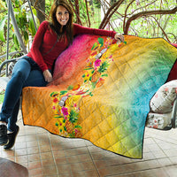 Hawaiian Tropical Fruits and Plants Quilt Kakau Pattern Summer Vibe LT03 - Polynesian Pride