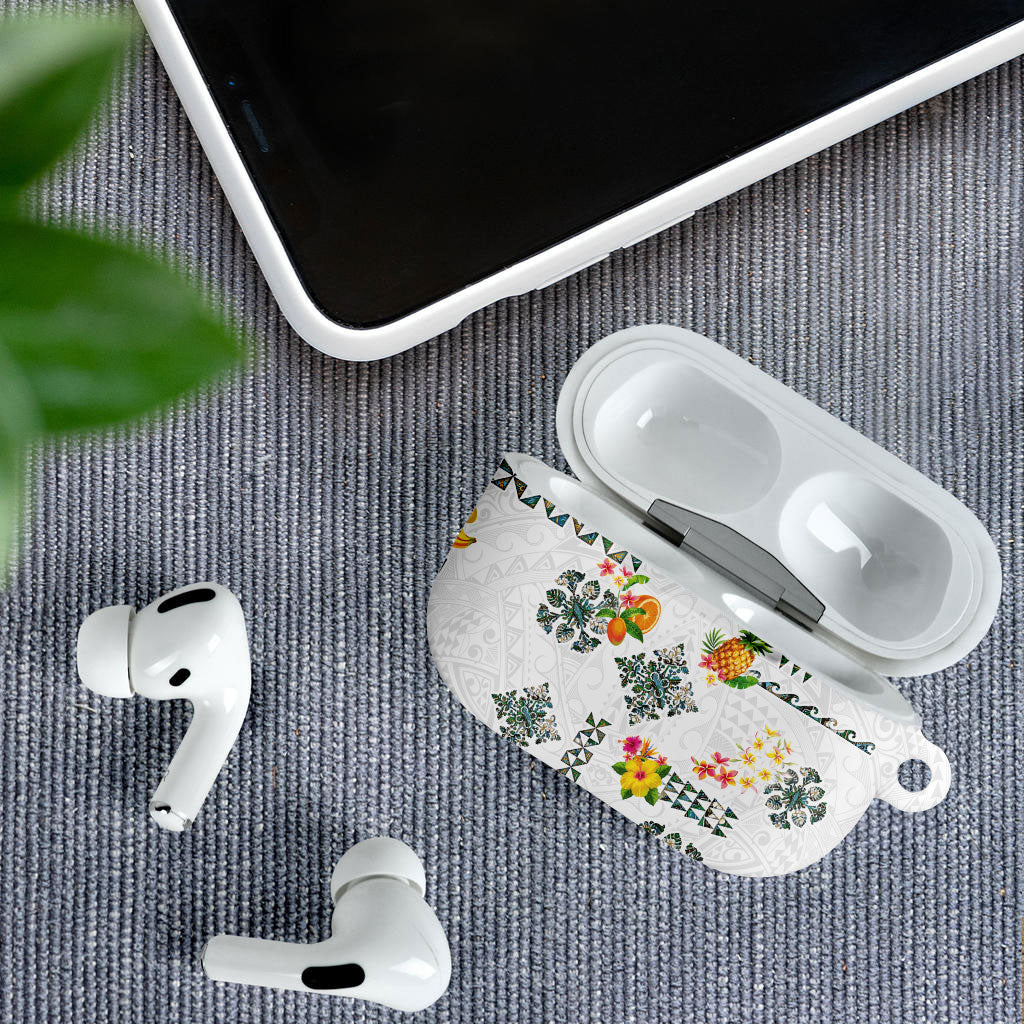 Hawaiian Quilts AirPods Case Tropical Fruits and Plants LT03 - Polynesian Pride