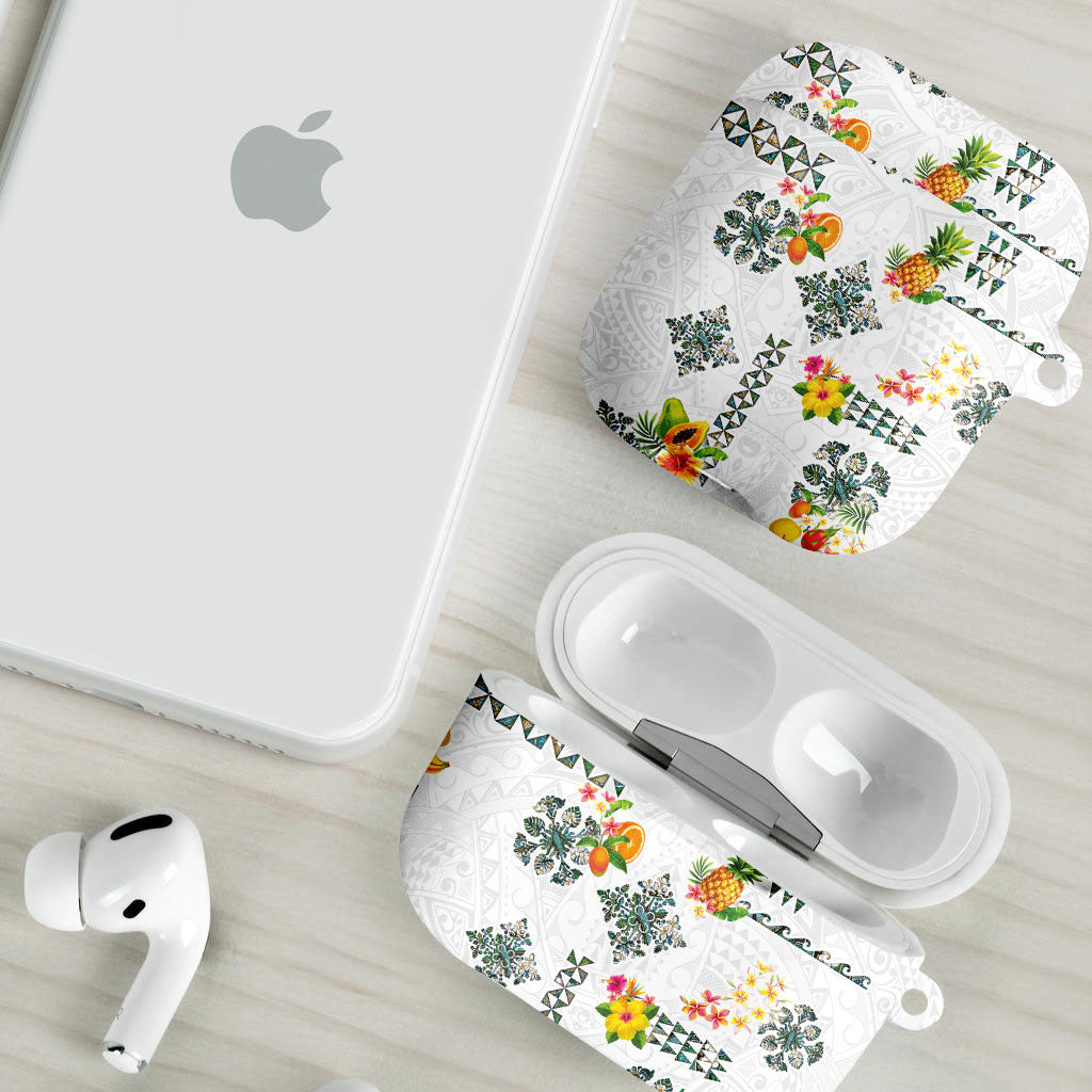 Hawaiian Quilts AirPods Case Tropical Fruits and Plants LT03 - Polynesian Pride